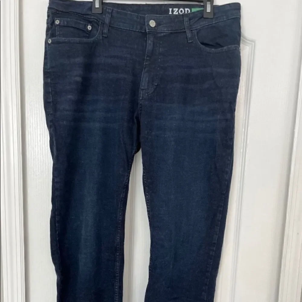 Izod  Men's  Blue Jean straight Fit Dark Blast Size 40x29 #14